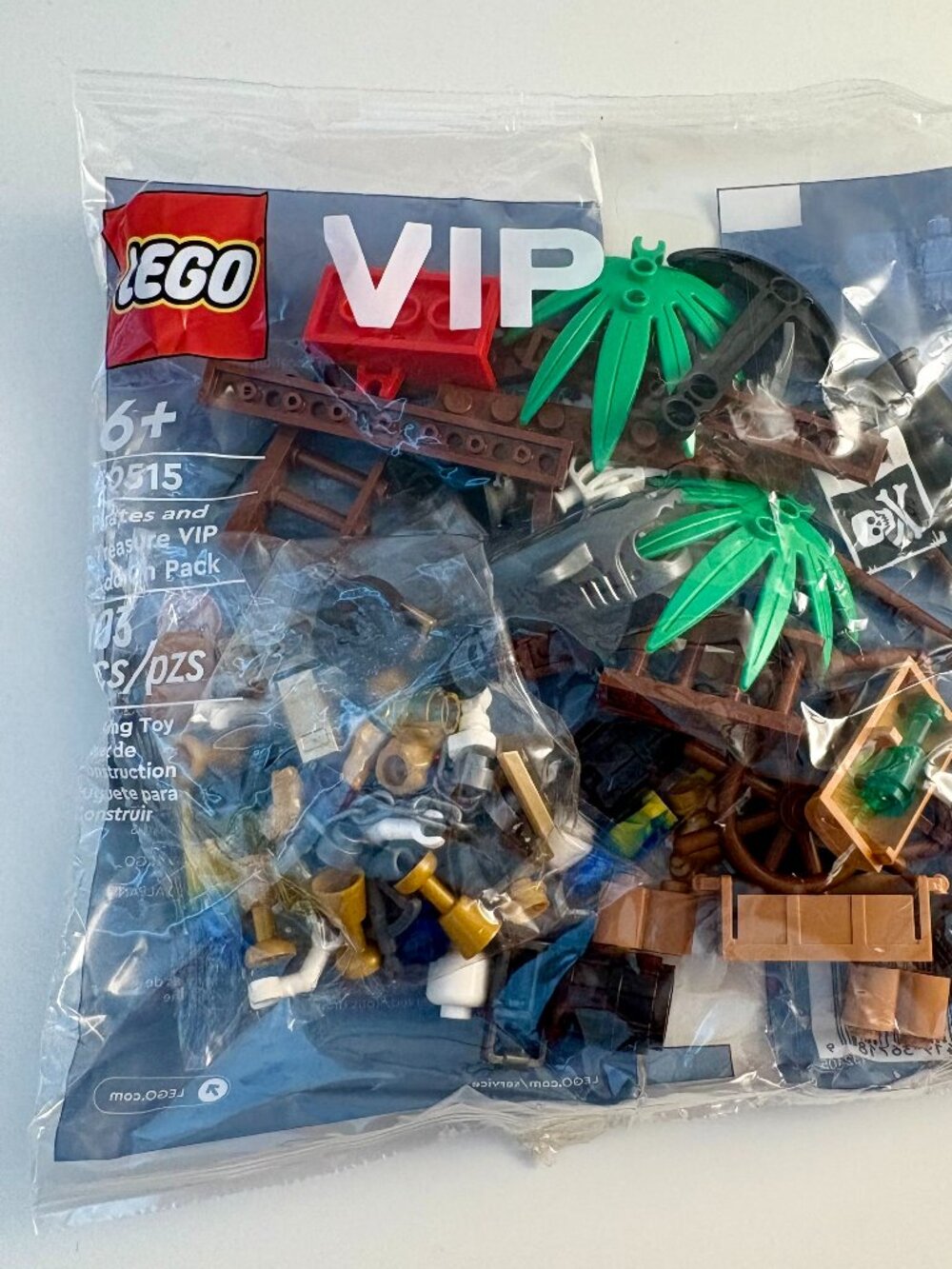 LEGO VIP 40515 Pirates Treasure VIP Fun Pack Building Toy Sealed New